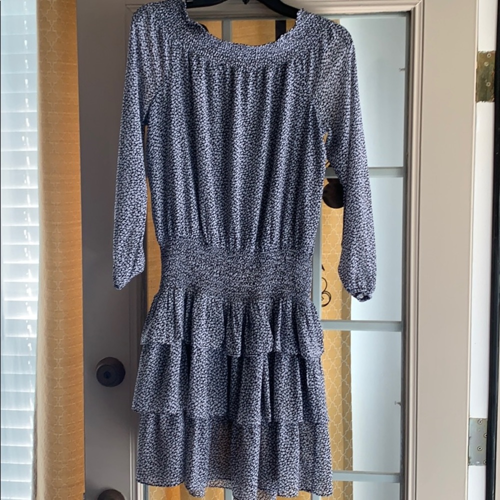 Michael Kors off the shoulders dress.